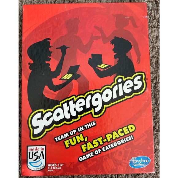 Hasbro Gaming Scattergories Board Game - Picture 1 of 3
